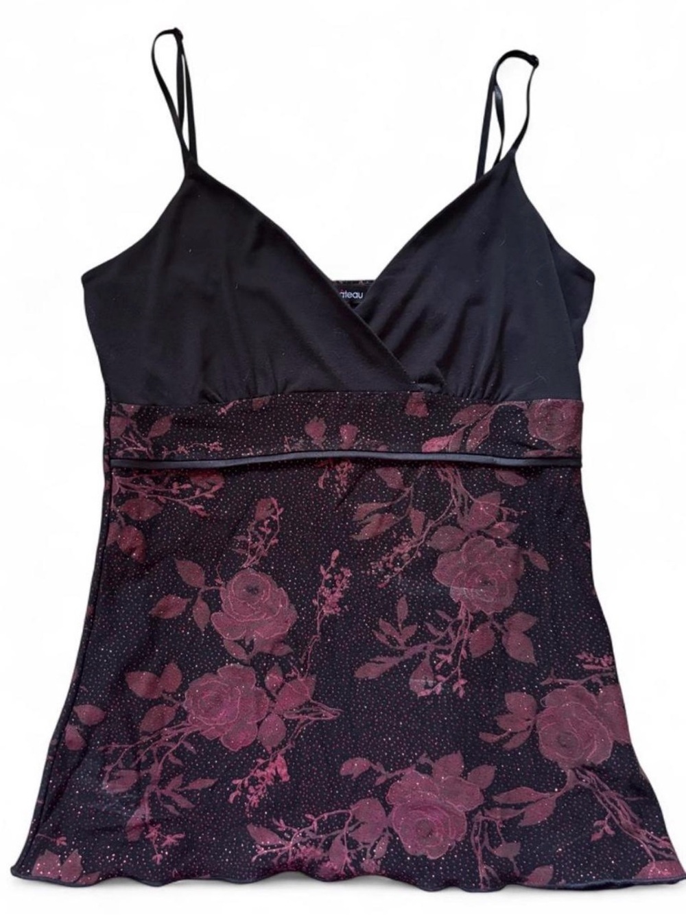 Le Chateau Sparkly Rose Tank